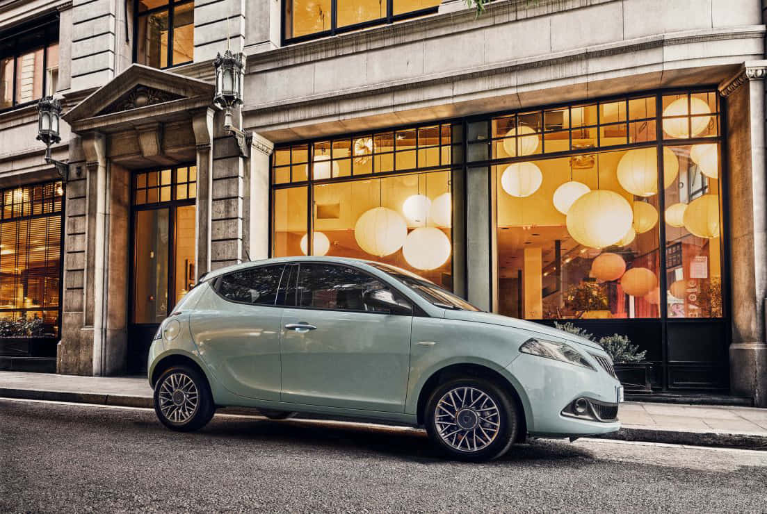 Scène Urbaine Lancia Ypsilon Fond d'écran