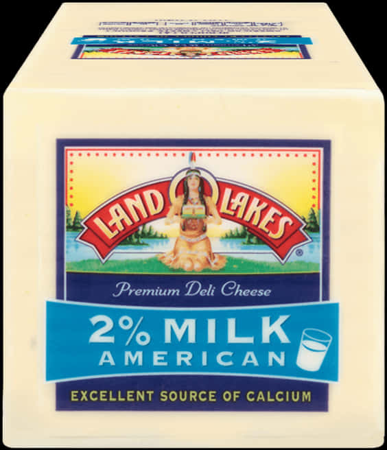 Land O Lakes American Cheese Package PNG