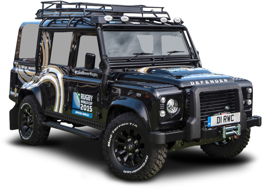 Land Rover Defender Rugby World Cup2015 Edition PNG