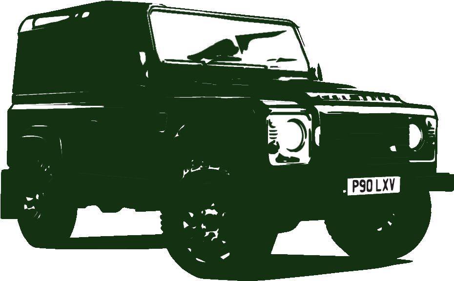 Download Land Rover Defender Silhouette | Wallpapers.com