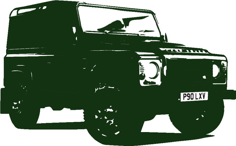 Land Rover Defender Silhouette PNG