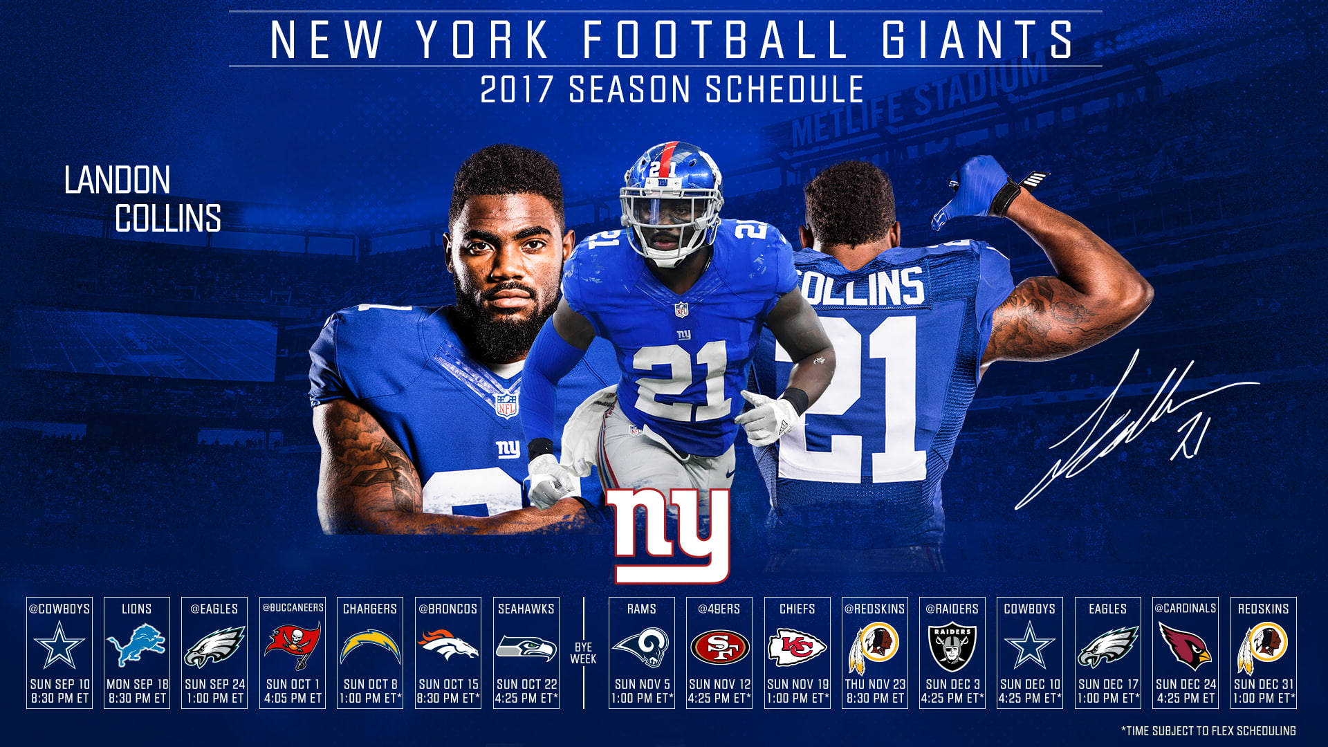 Landon Collins New York Giants Wallpaper