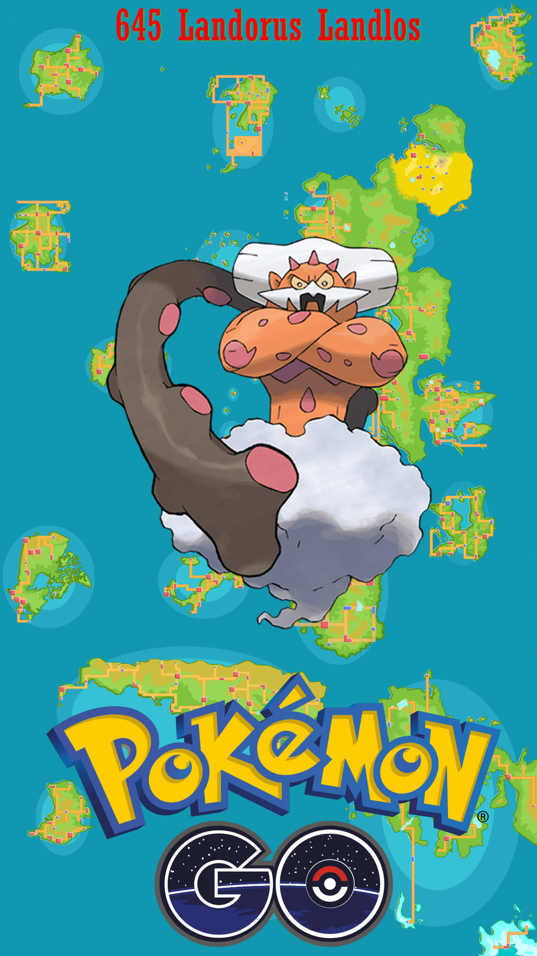 Landorus Pokemon Go Phone Wallpaper