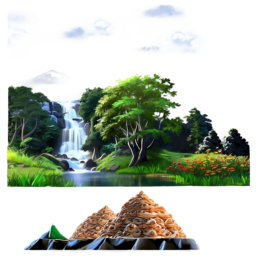 Landscape Art Png 84 PNG