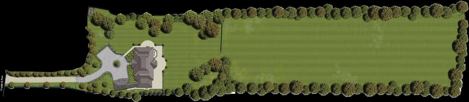 Landscape Design Plan PNG