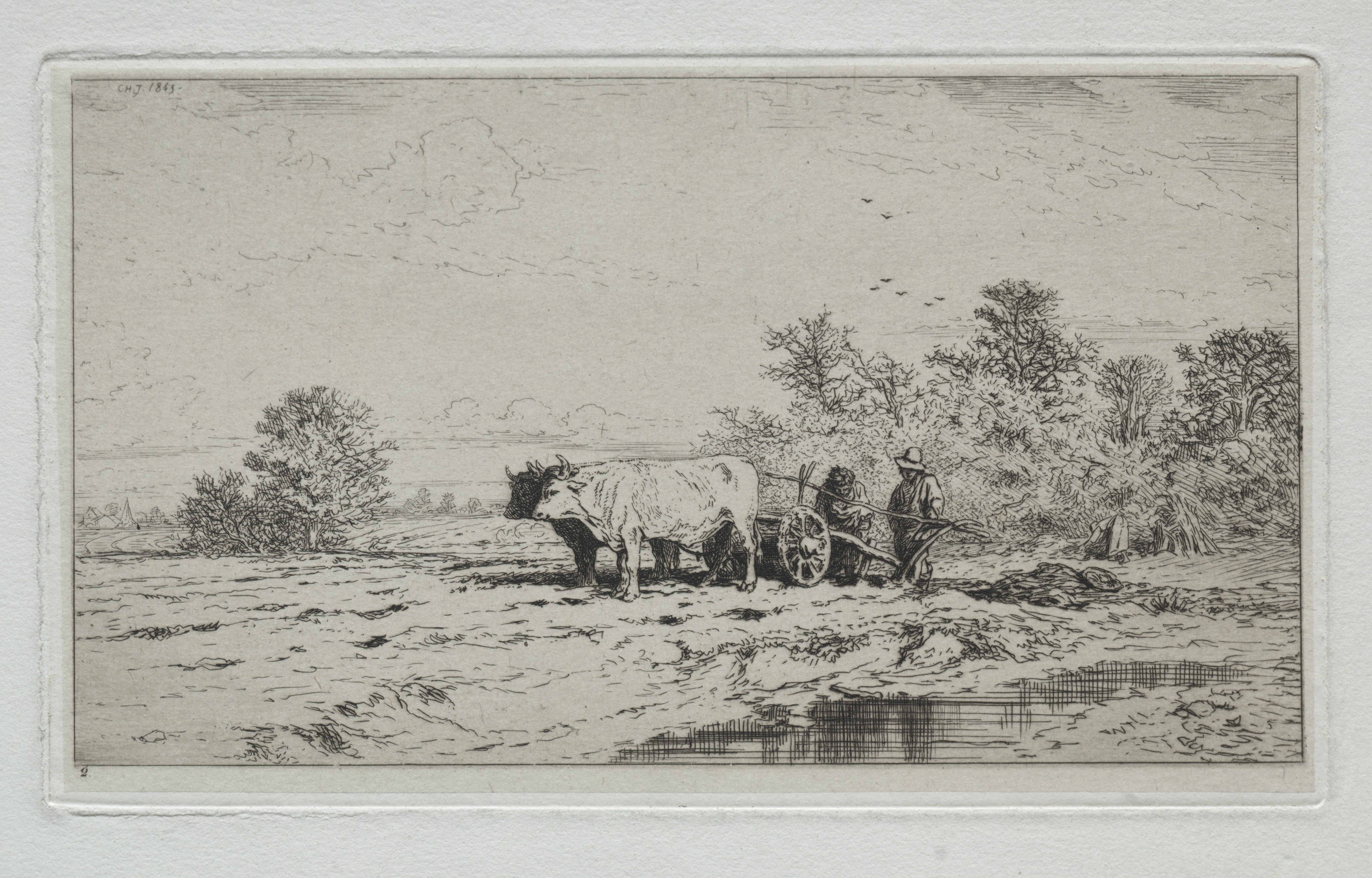 Landscape, Labourers Wallpaper