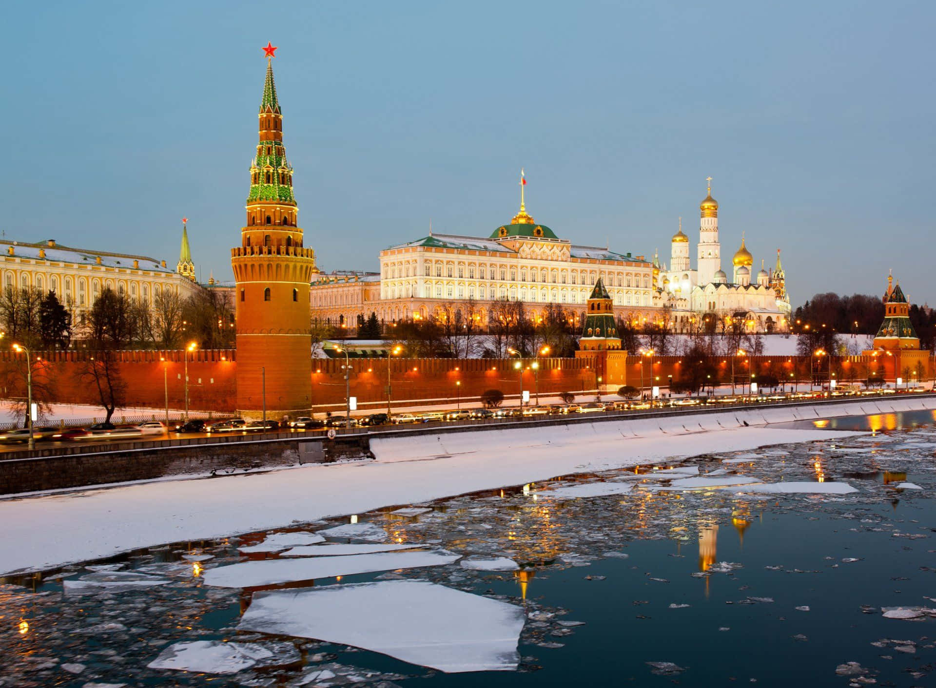 Landschaftdes Kremls Wallpaper