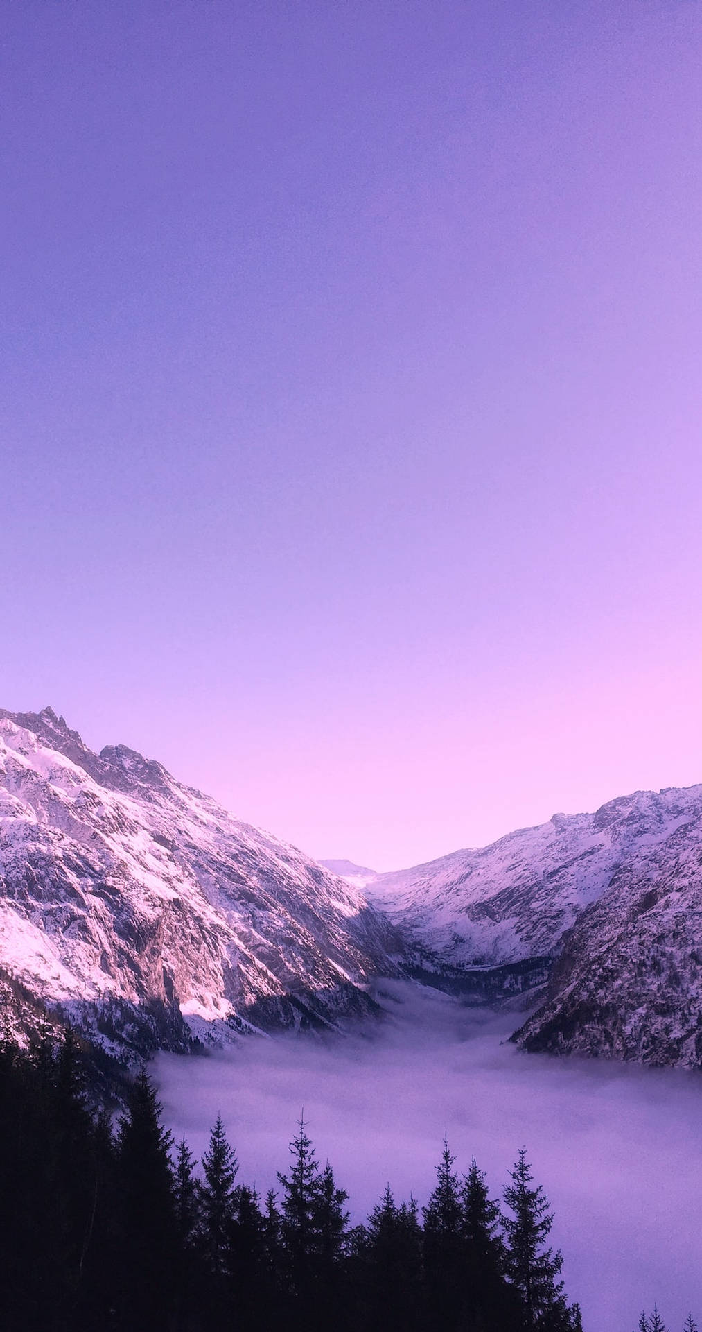 Landscape Purple Iphone Wallpaper