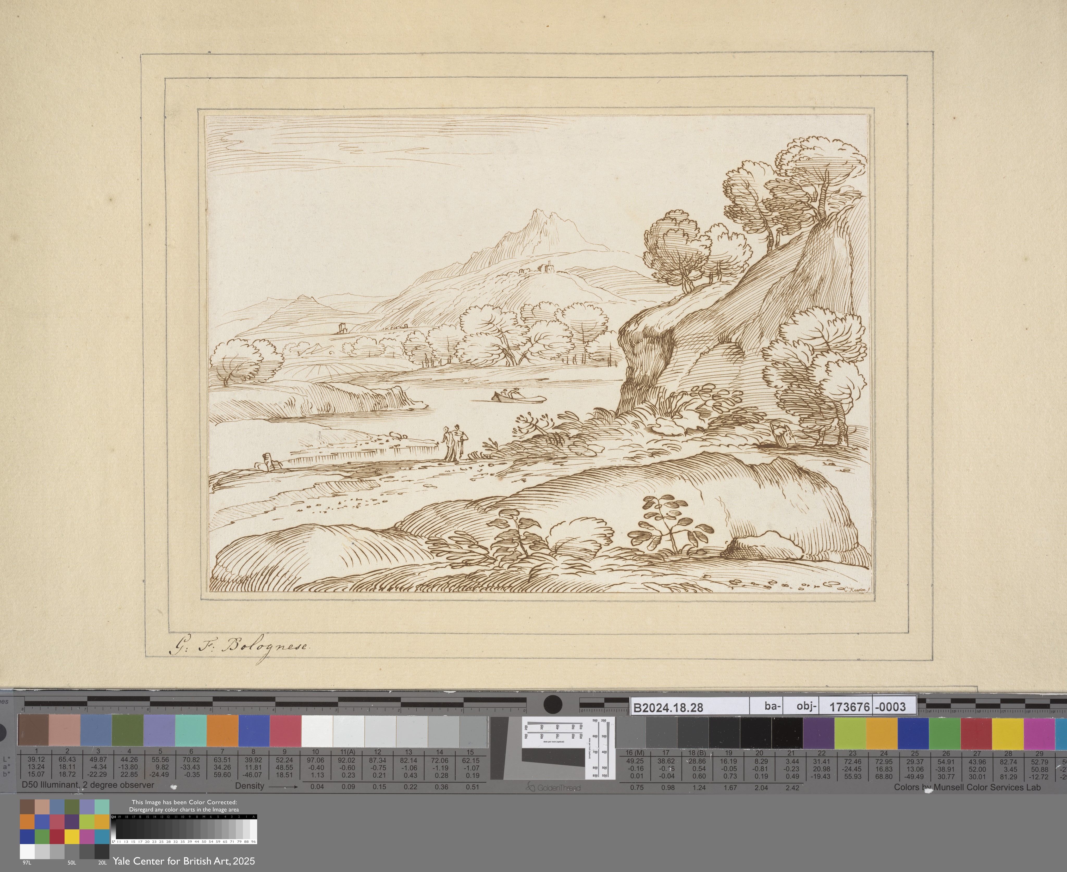 Landscape with a River Wallpaper