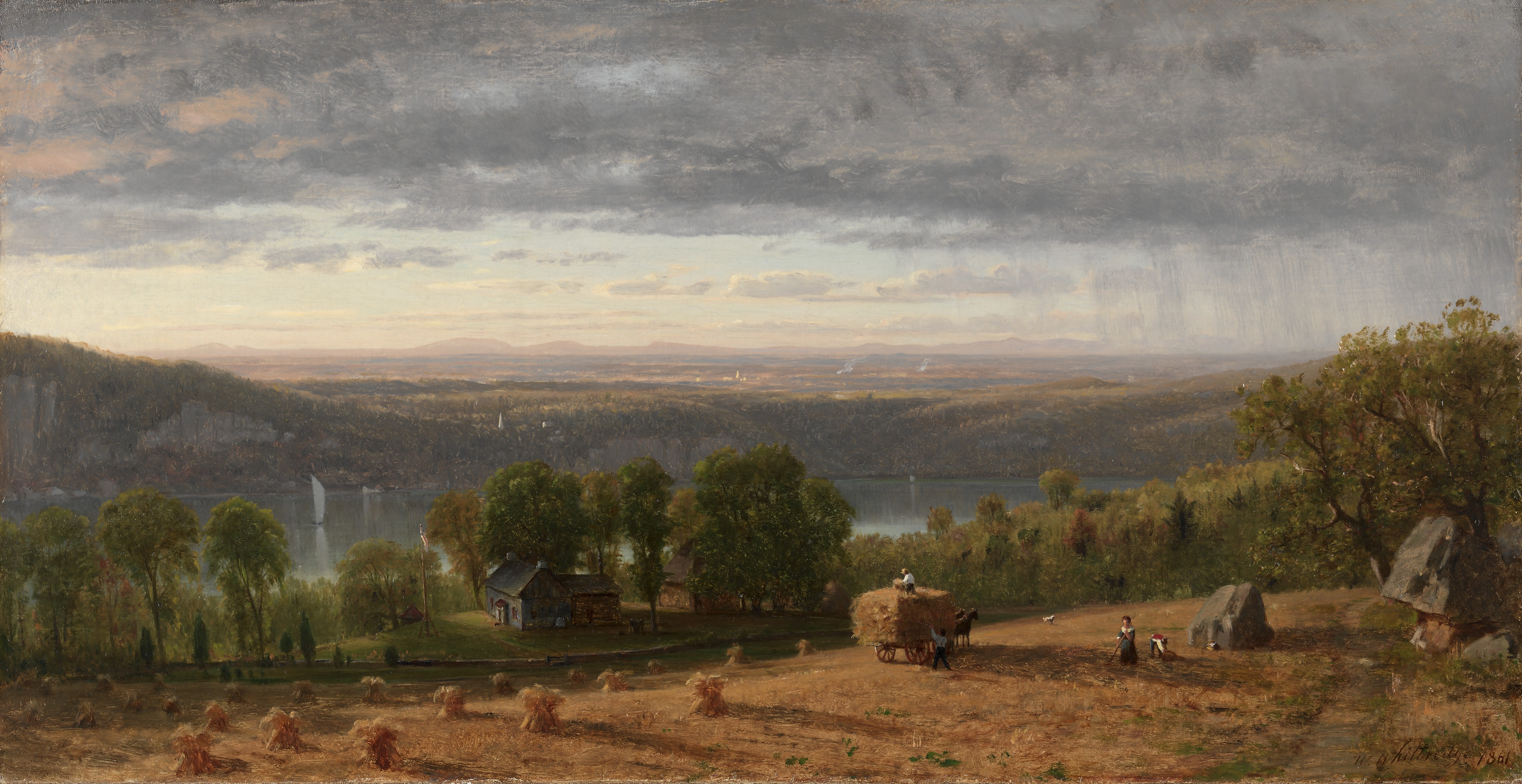 Landscape with Haywain Wallpaper