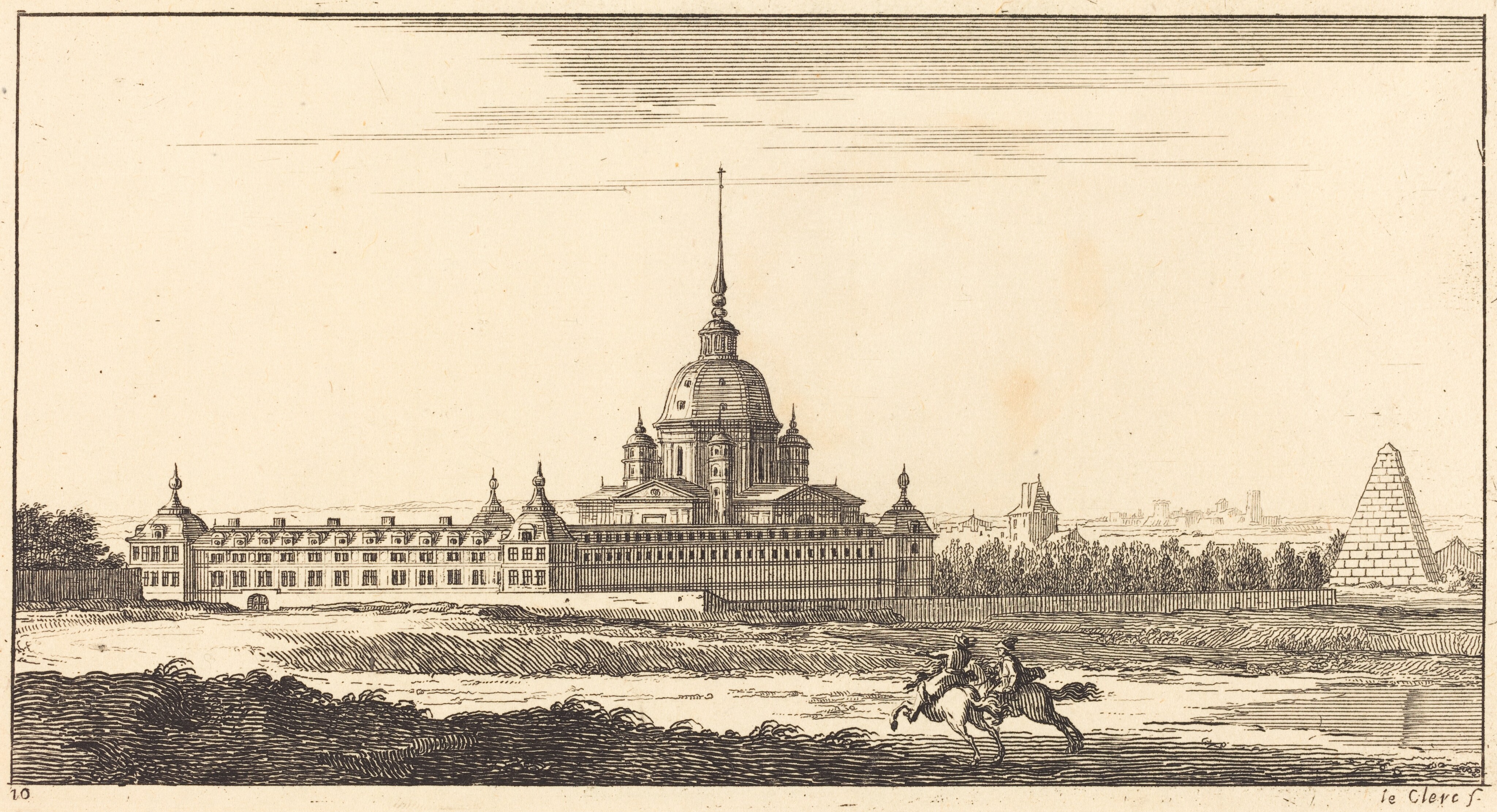 Landscape with Monastery Wallpaper