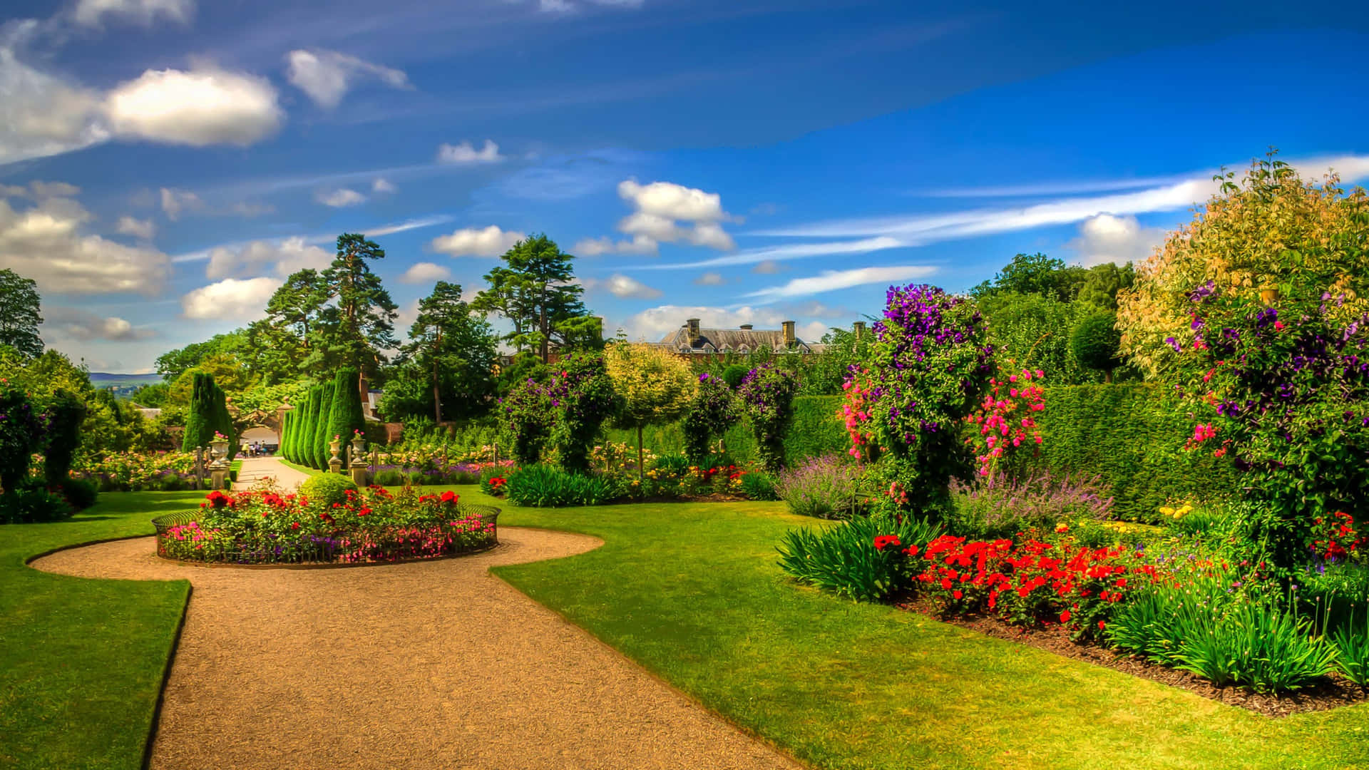 Colorful Garden Landscaping Picture