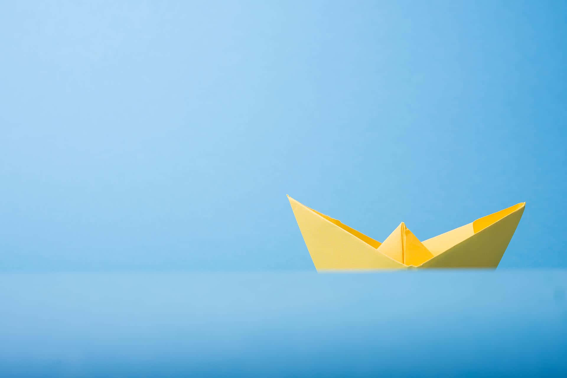 Languishing Paper Boat Wallpaper