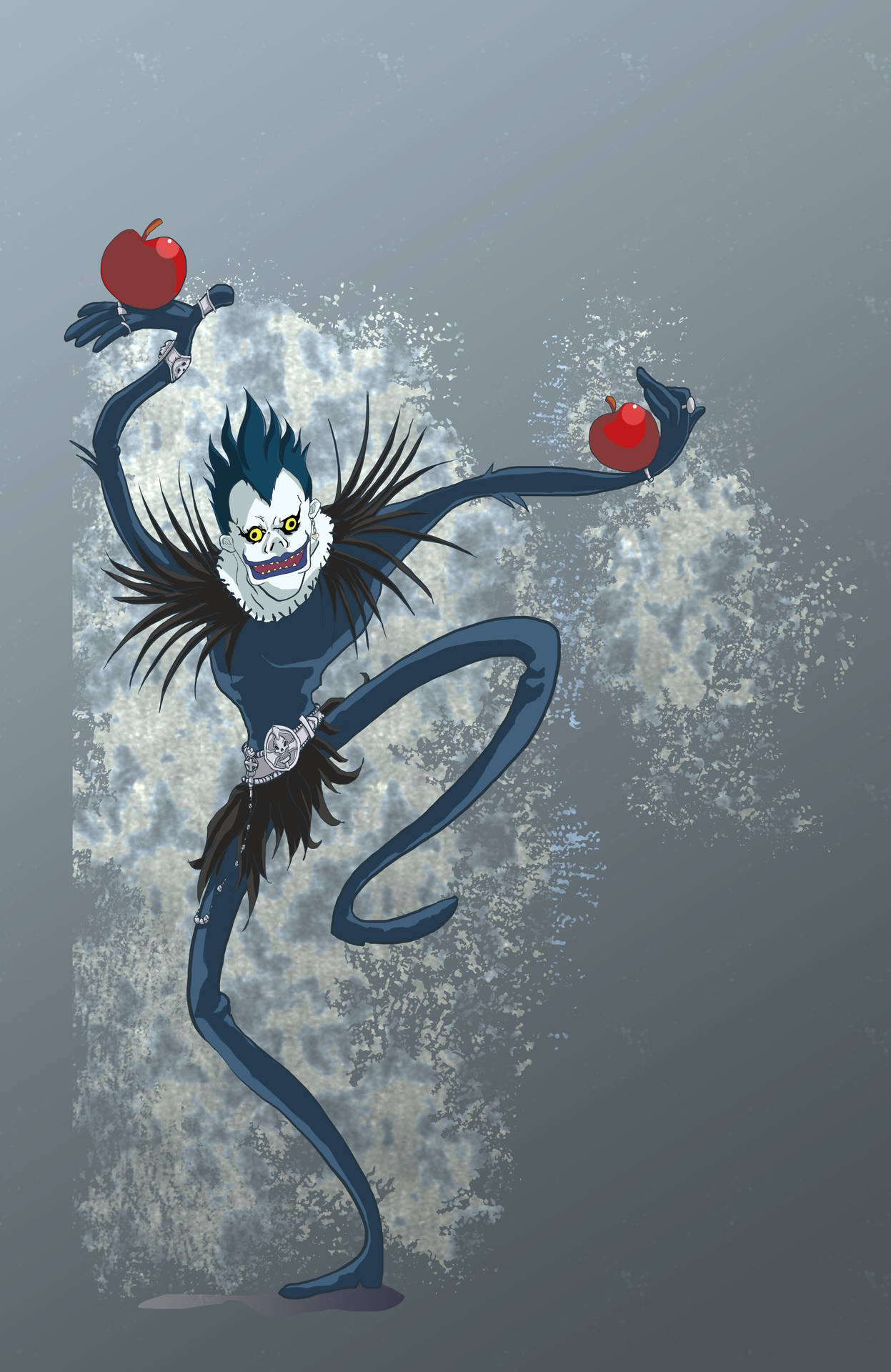 Lanky Drawing Of Ryuk Death Note Iphone Wallpaper