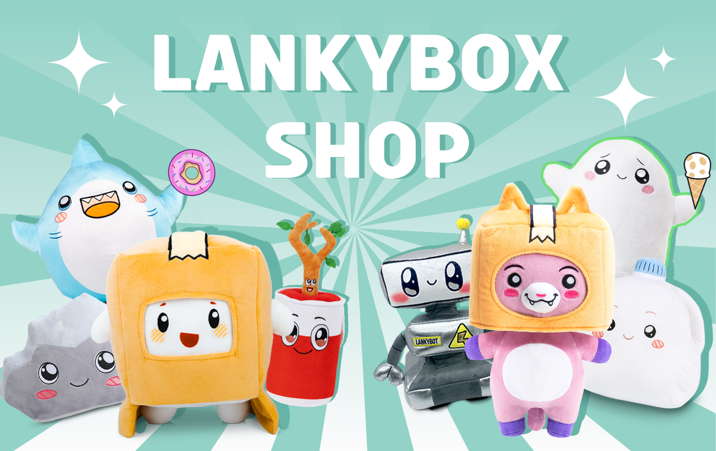 Lankybox Characters Enjoying Some Fun Time