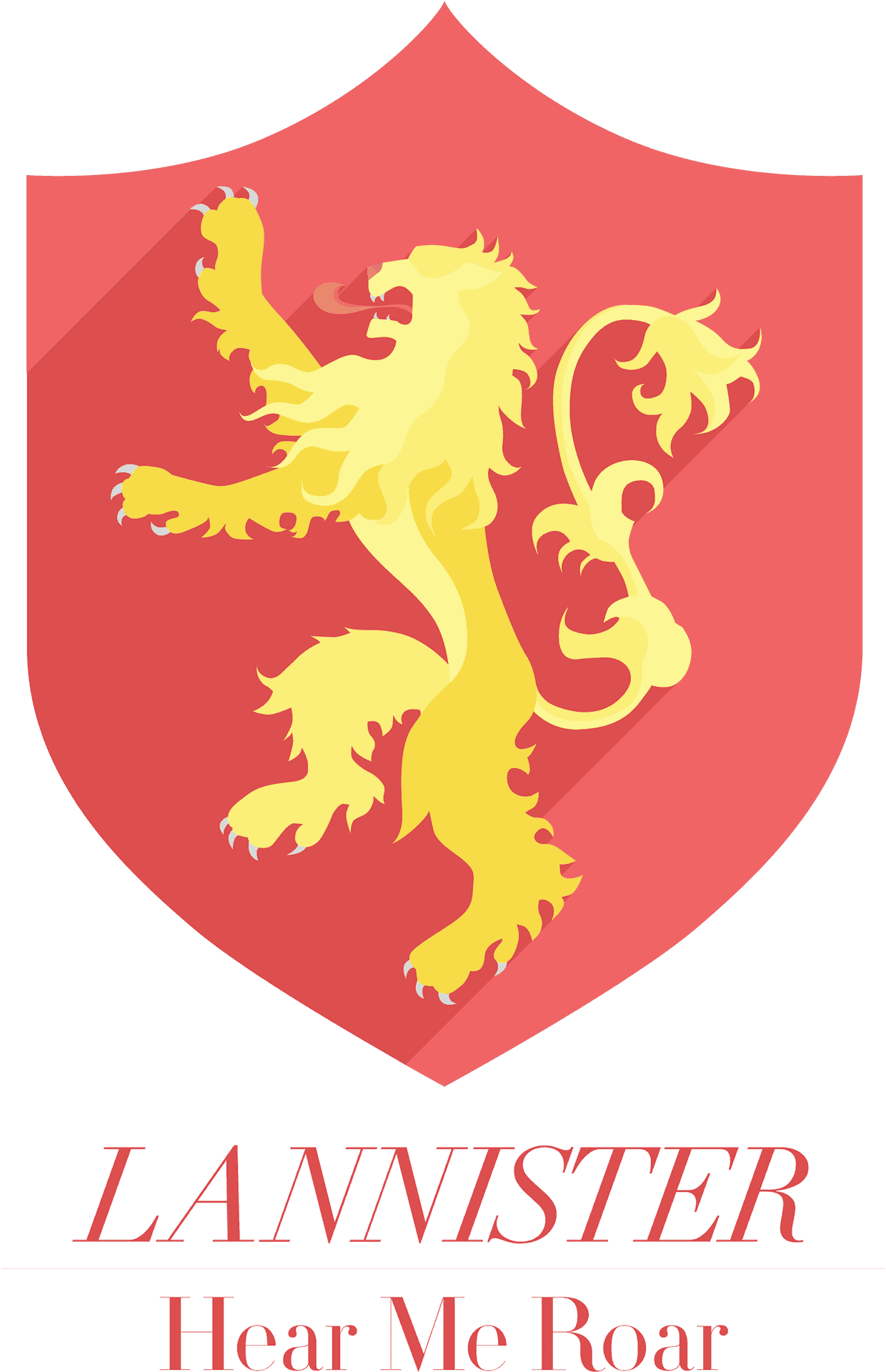 Lannister House Sigil Gameof Thrones PNG