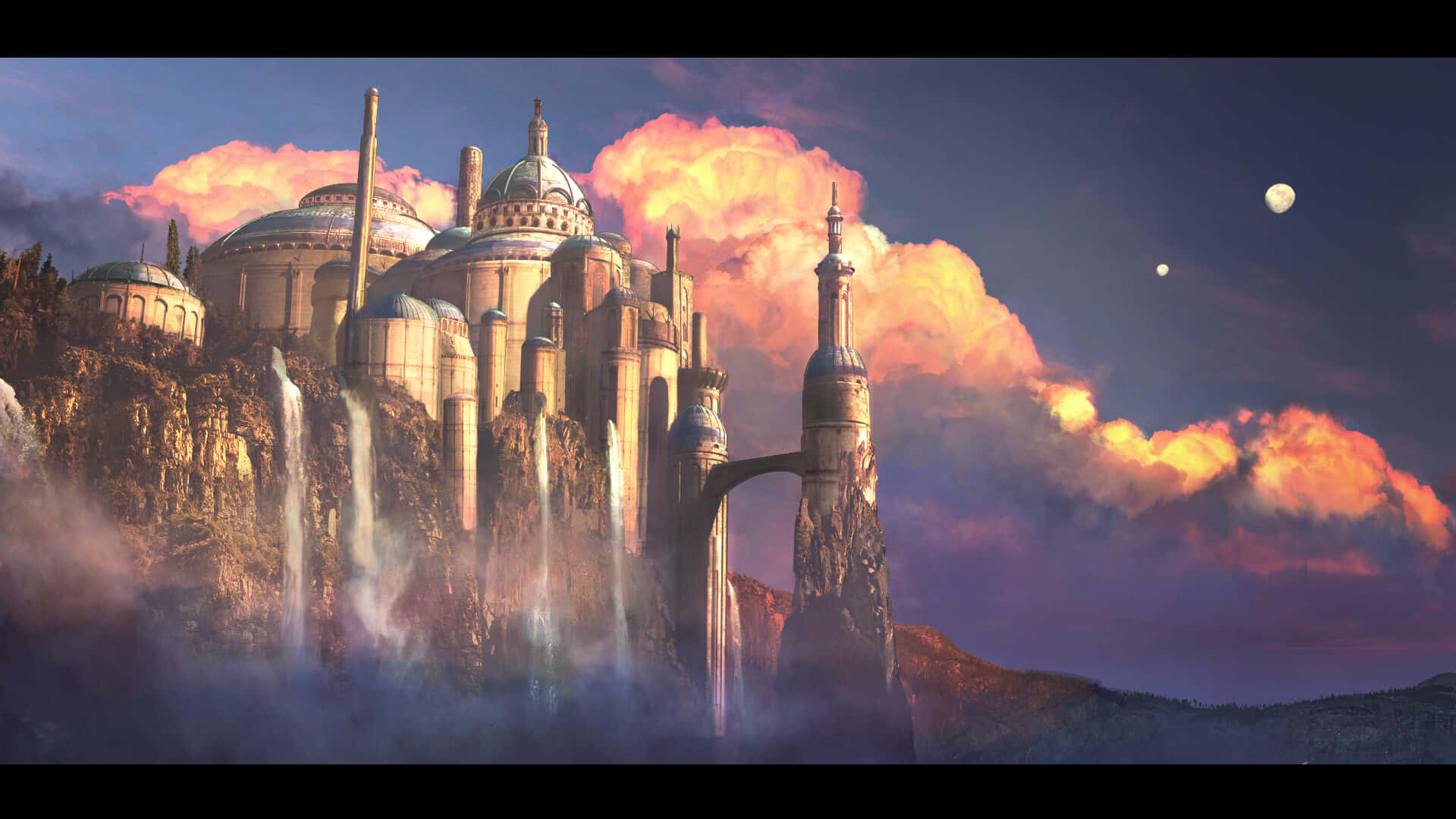 Lanskap Tenang Naboo - Planet Keindahan Subur Wallpaper