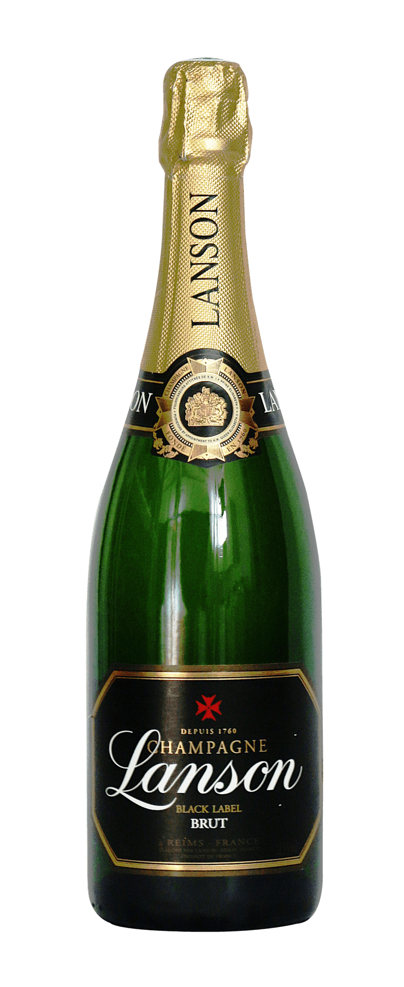 Lanson Champagne Bottle PNG