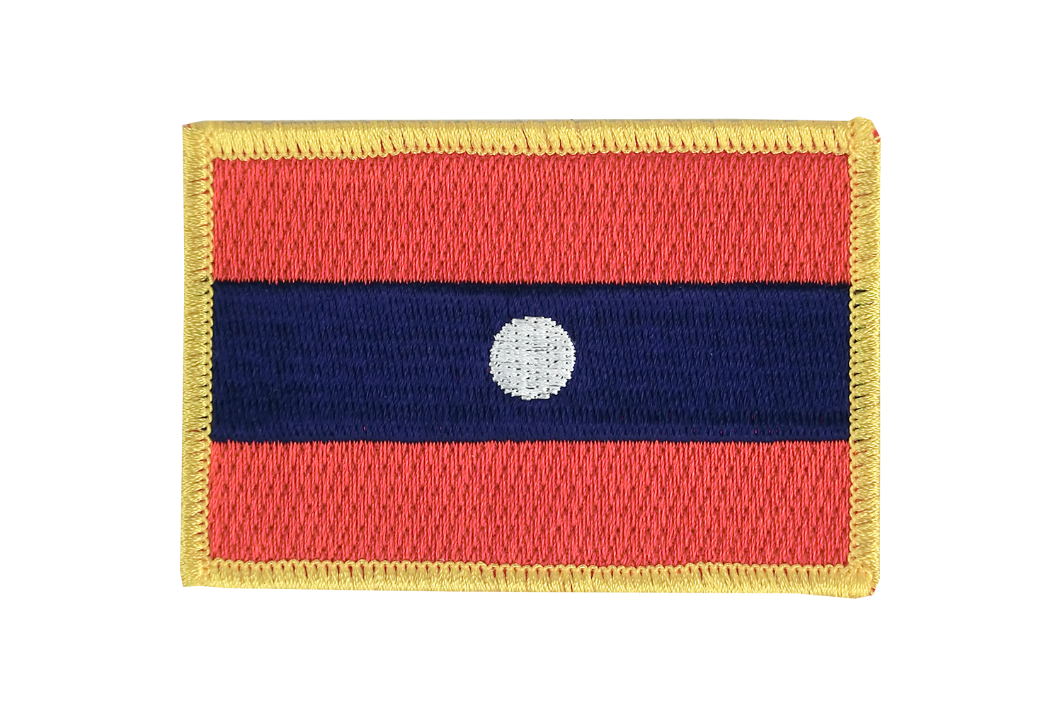 Laos Flag Patch PNG