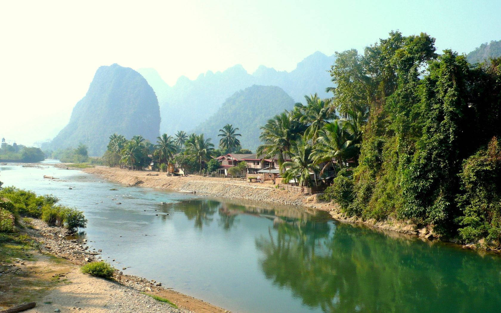 Laos Mekong Wallpaper