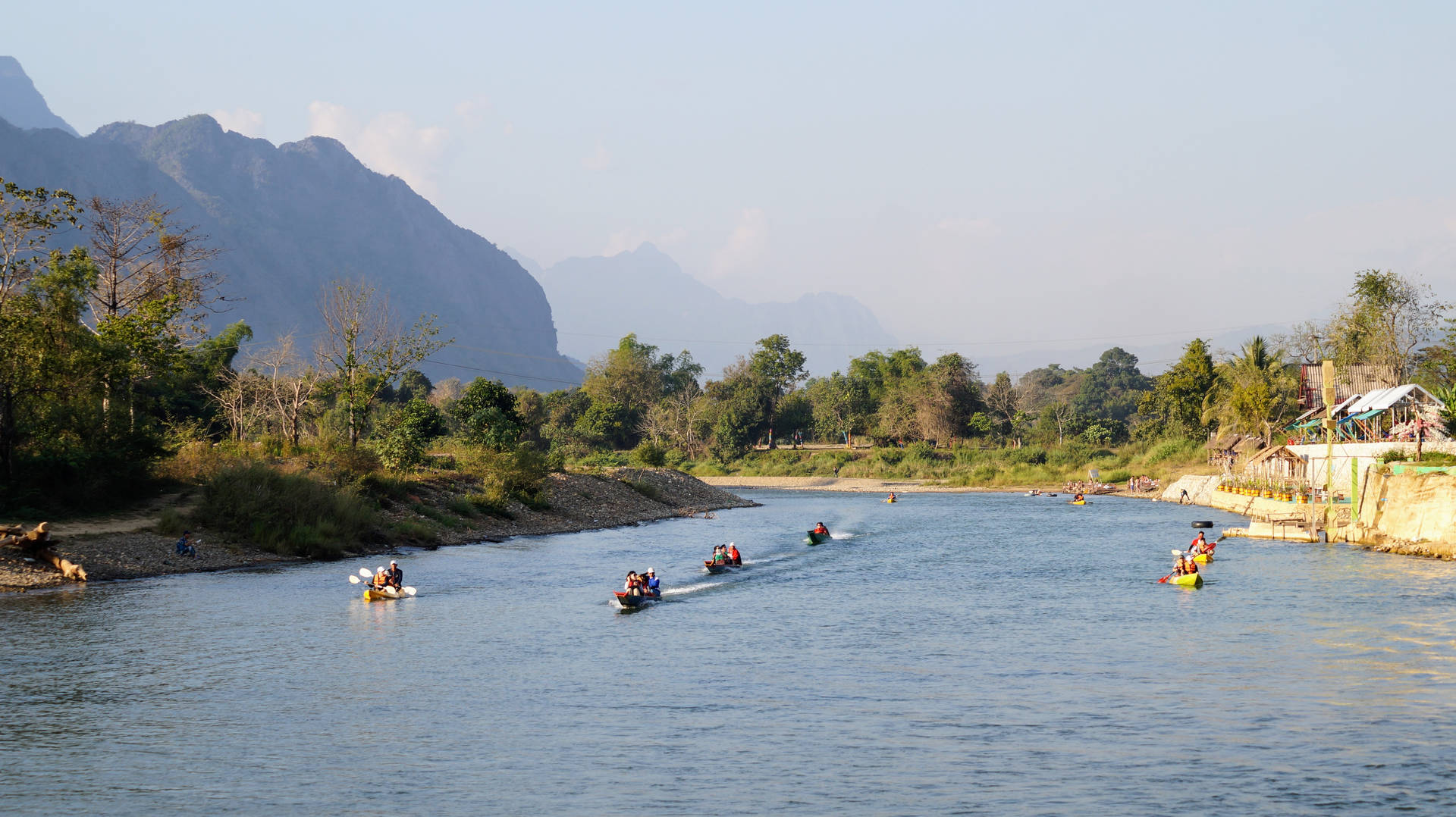 Laos Nam Song River