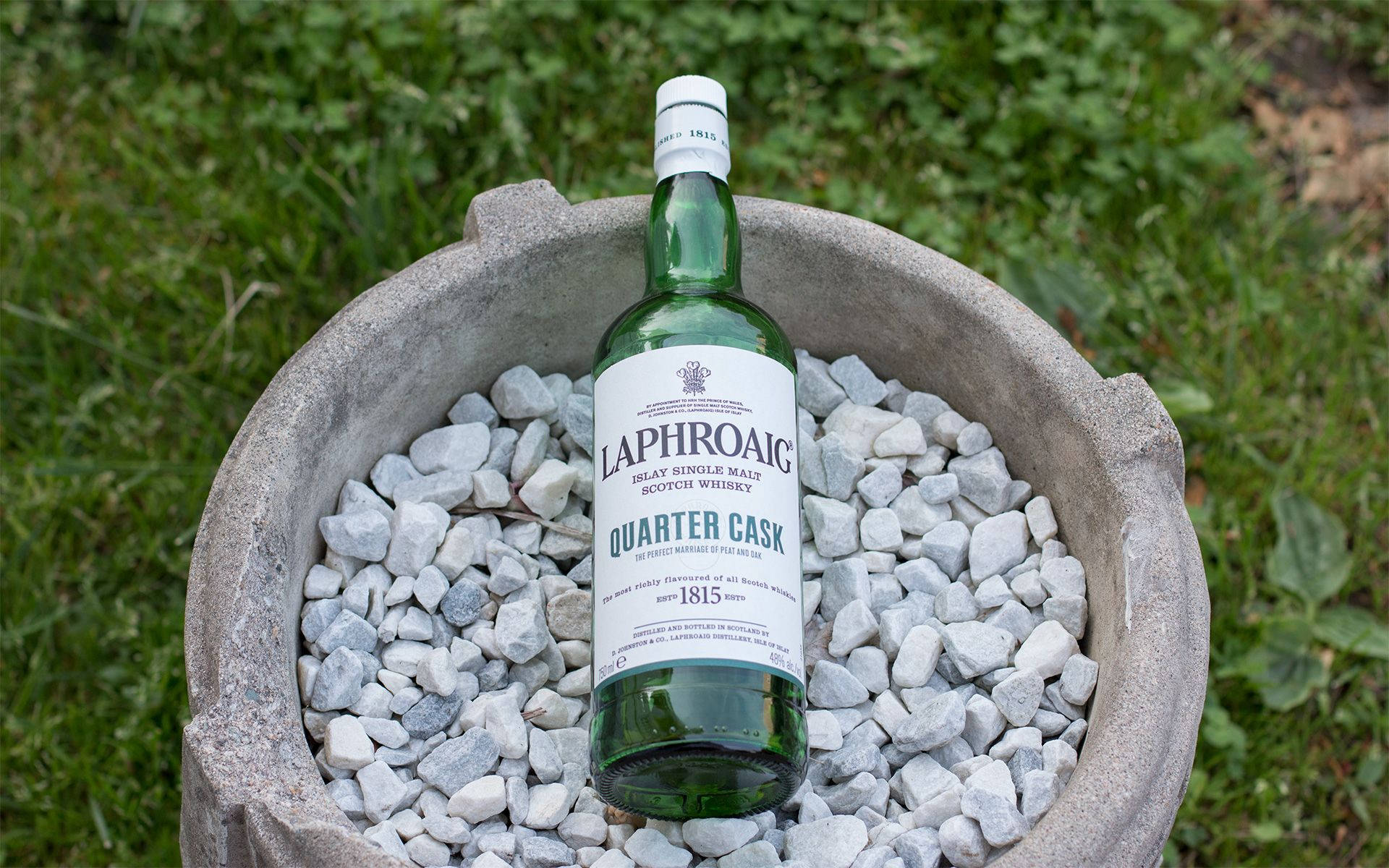 Laphroaig Quarter Cask Wishky On Grill Picture