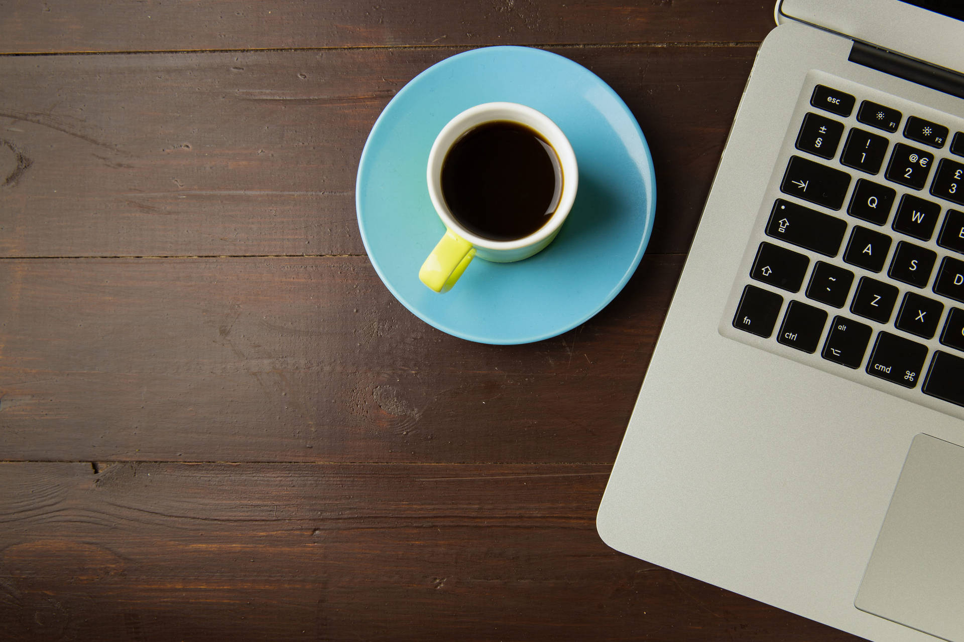 Fondode Pantalla Para Bloguear Sobre Laptop Y Café Fondo de pantalla