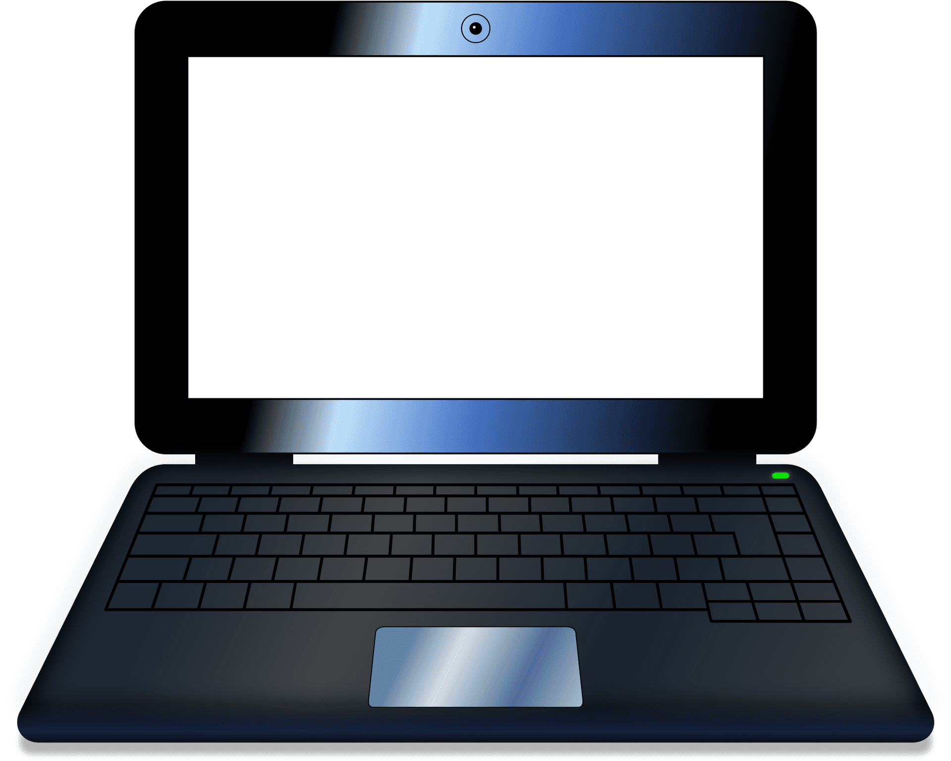 Laptop Clipart Blank Screen PNG