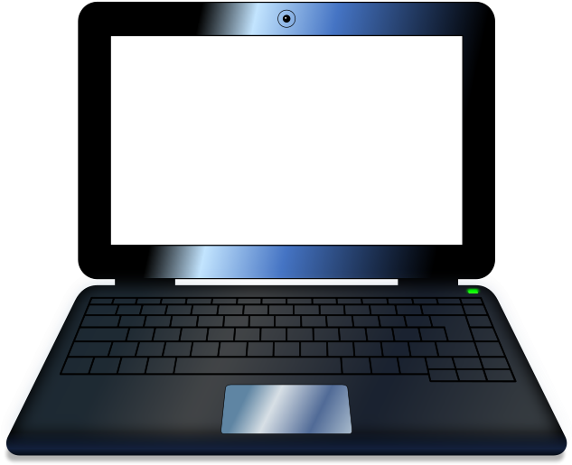 Laptop Clipart Blank Screen PNG