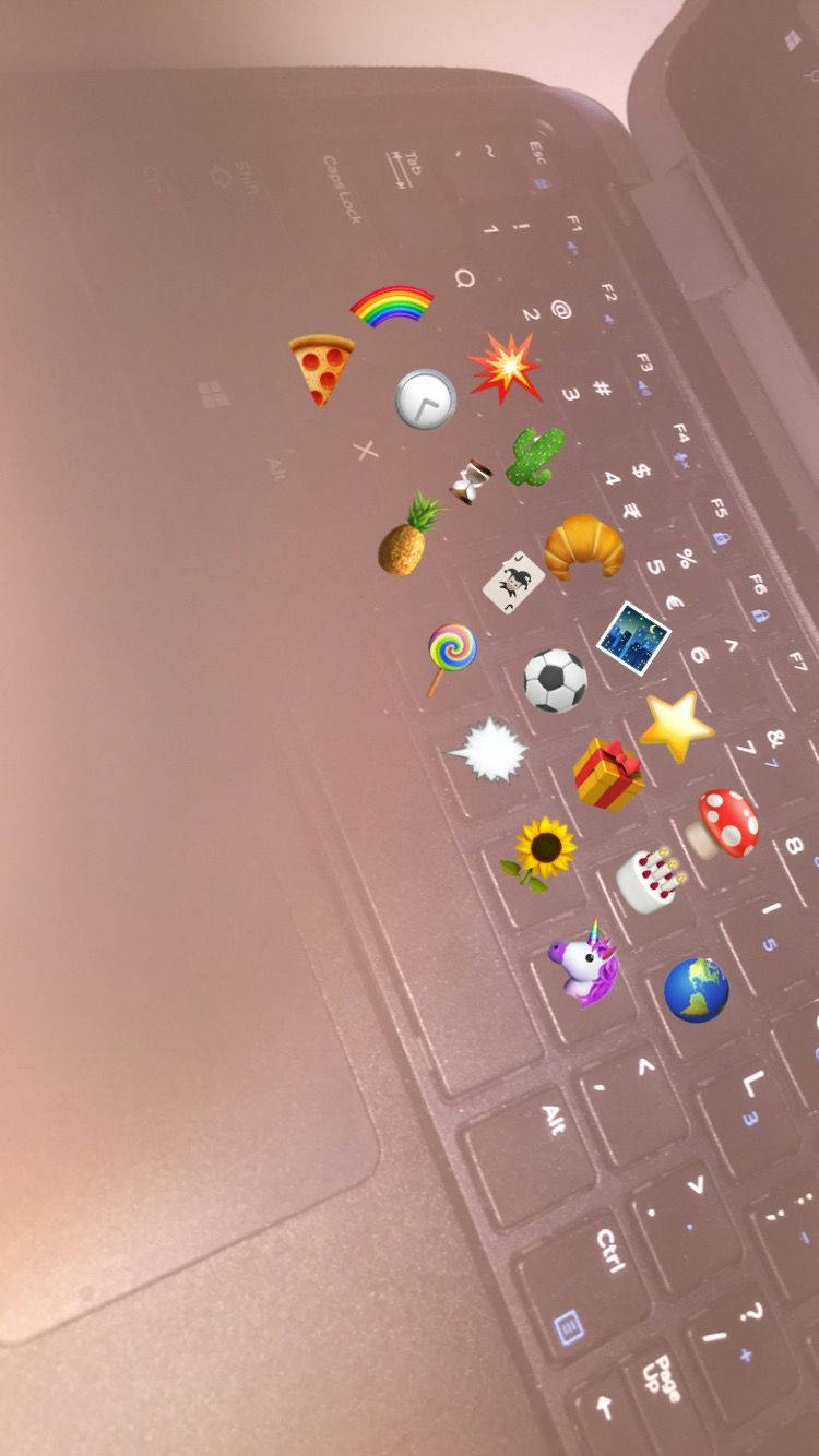 Download Laptop Object Emojis Vsco Cover Wallpaper 