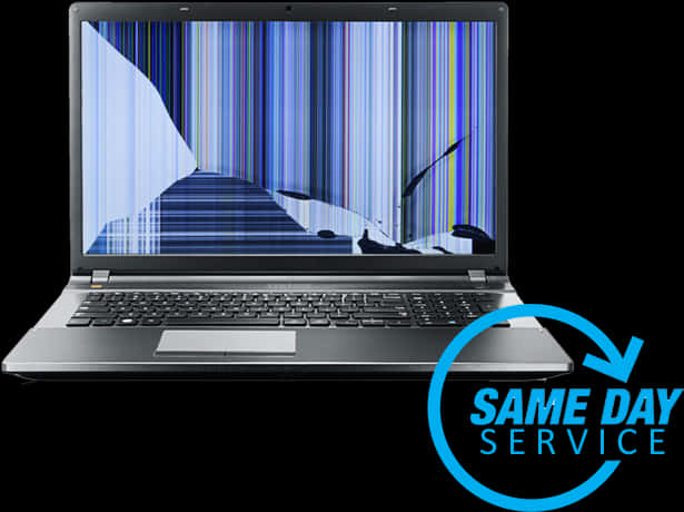 Laptop Screen Damage Same Day Service PNG