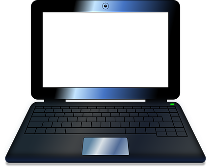 Laptopwith Blank Screen PNG