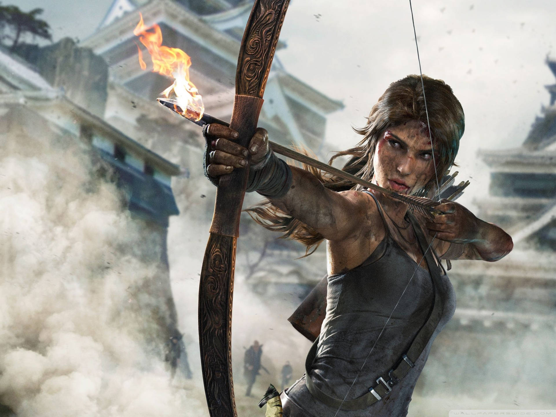 Lara Croft Flaming Arrow Tomb Raider