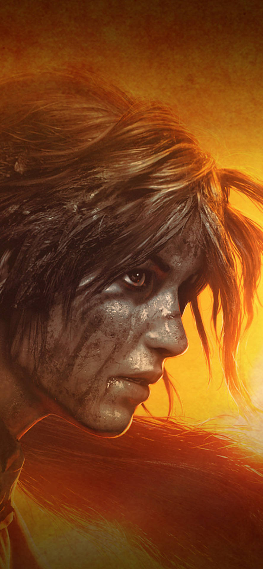 Experience adventures anytime with the Lara Croft Iphone Wallpaper