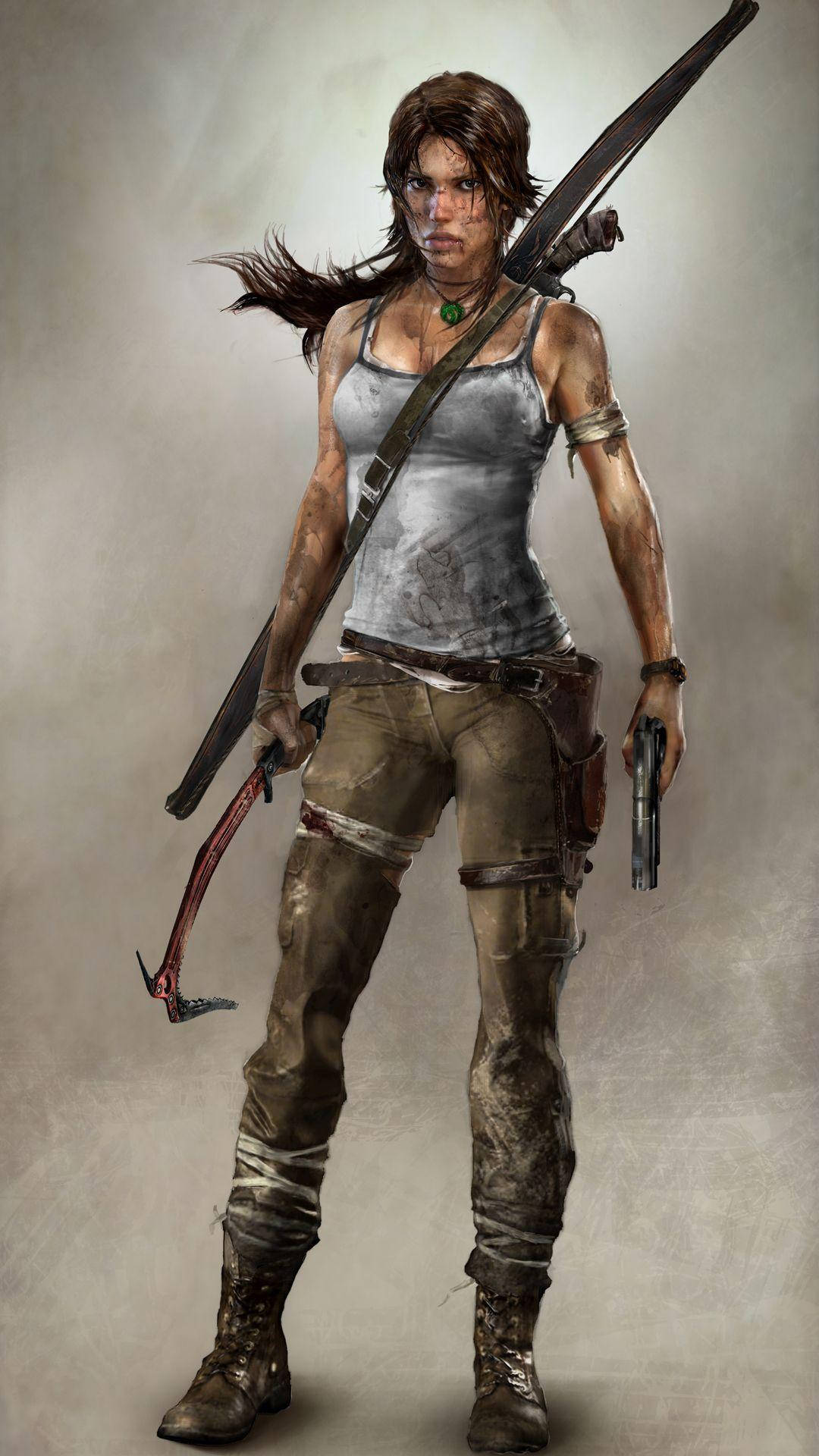 Start your adventure with Lara Croft in the new iPhone. Wallpaper