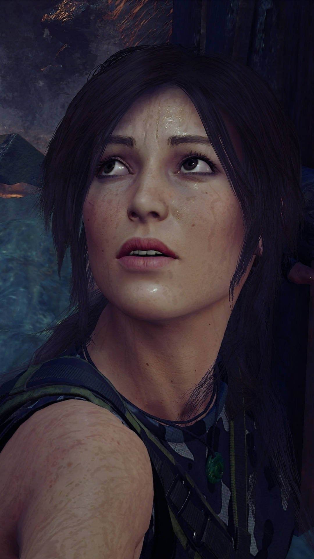 Stelledich Den Herausforderungen Des Unbekannten Mit Lara Croft Wallpaper
