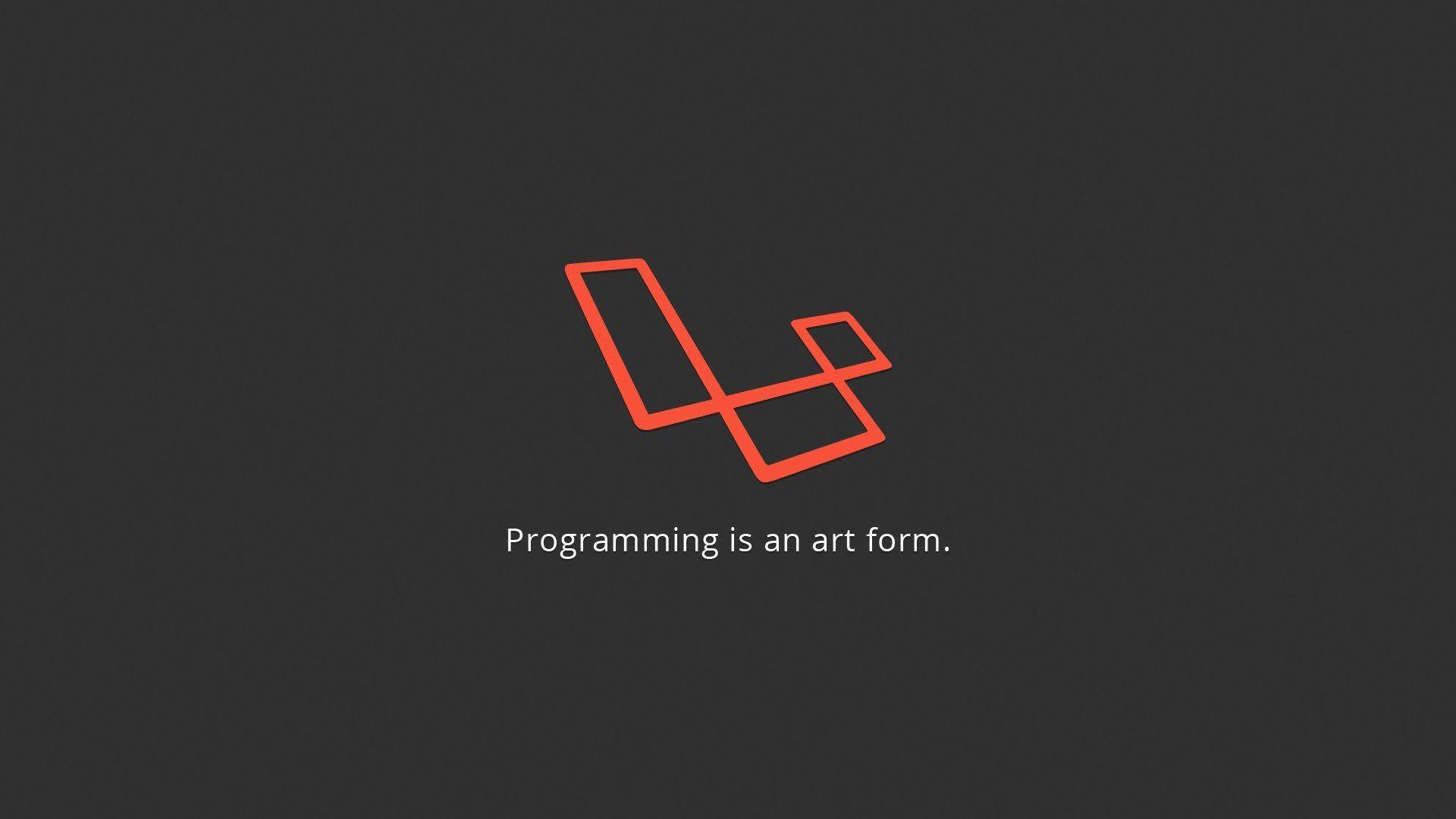 Laravel Programming Art Wallpaper