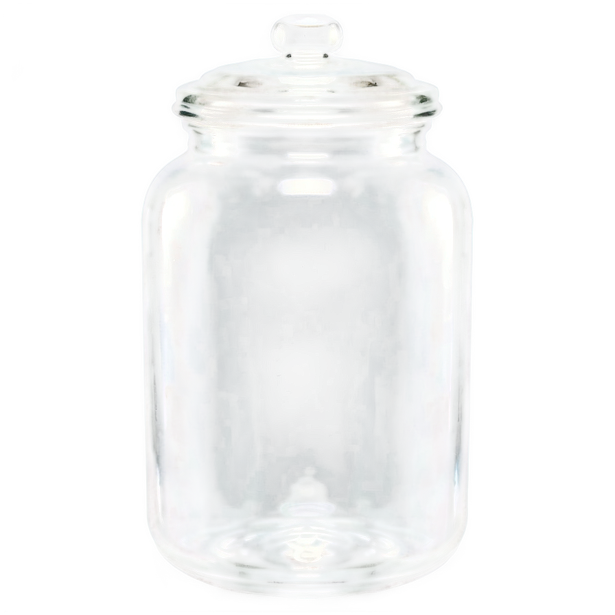 Large Glass Jar Png 06132024 PNG