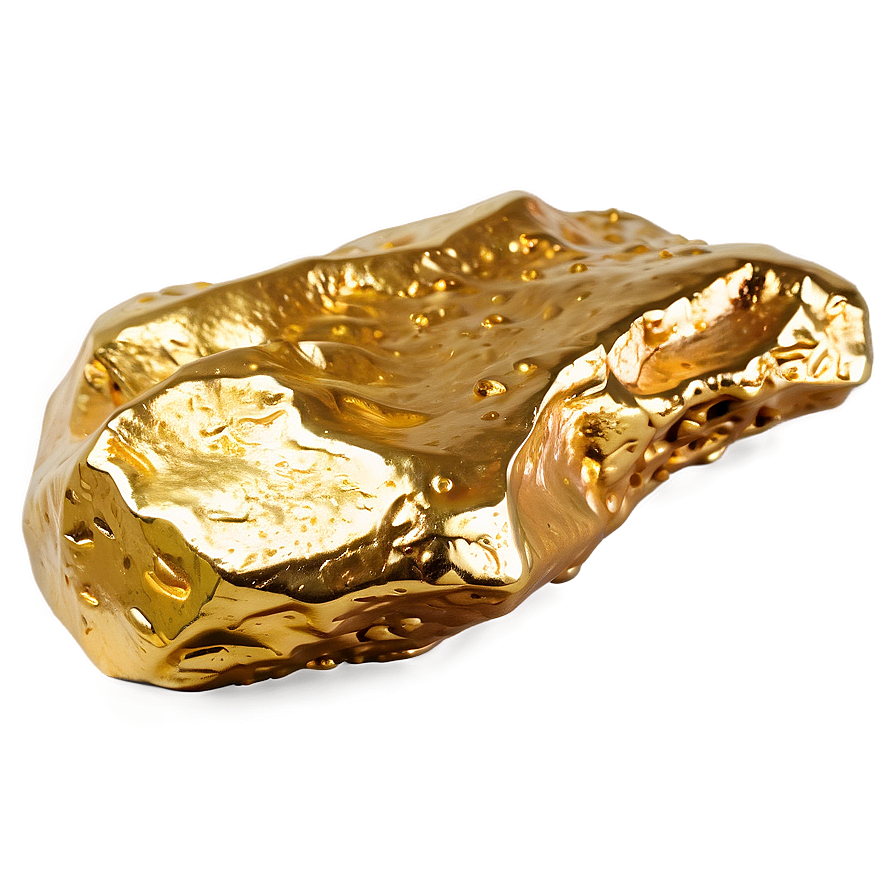 Large Gold Nugget Png 06132024 PNG