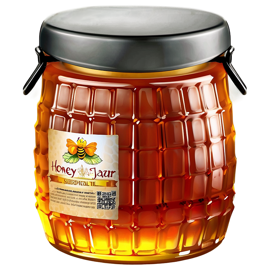 Large Honey Jar Png 06212024 PNG