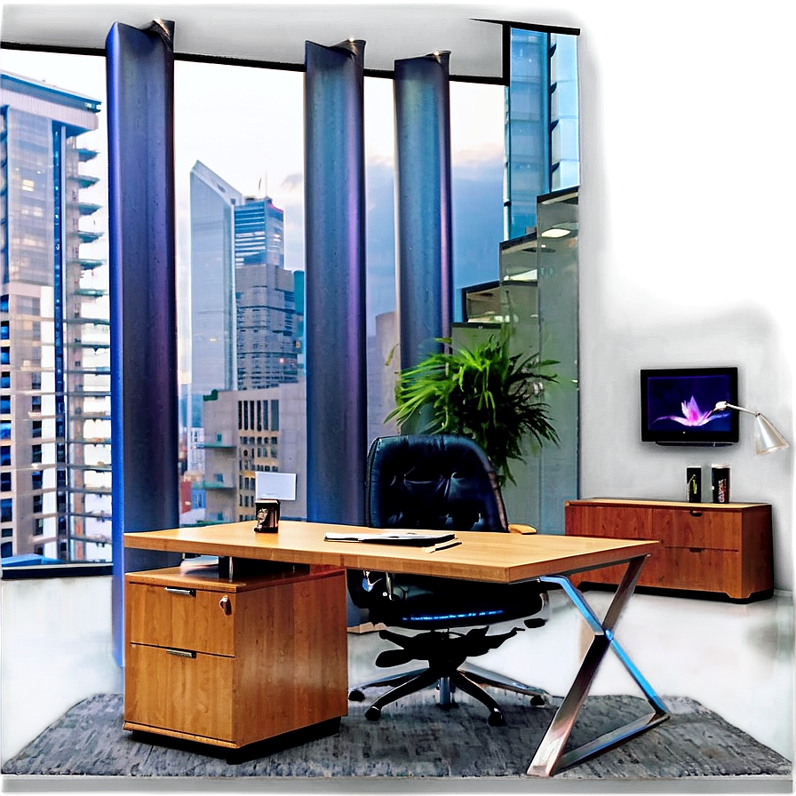 Large Office Desk Png Brs PNG