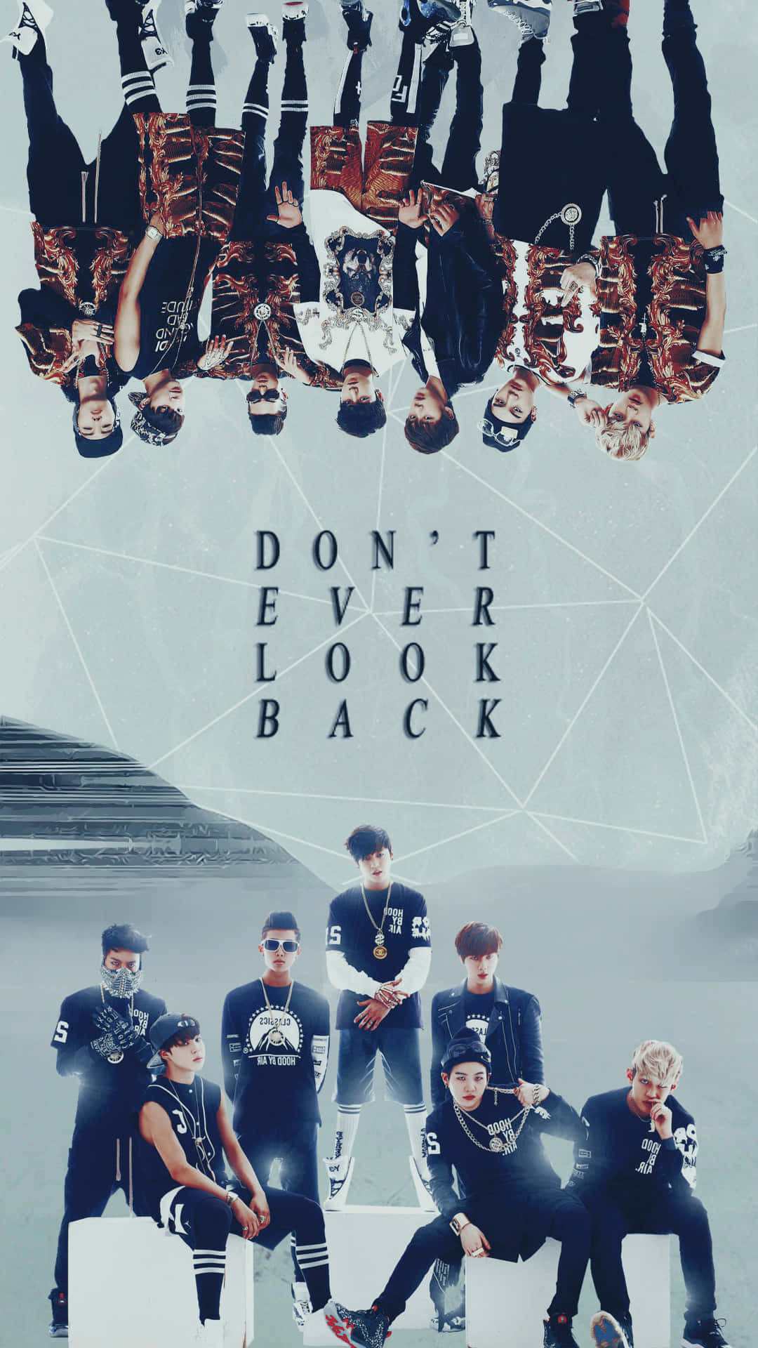 A Poster With The Words Don't Fear Back Wallpaper