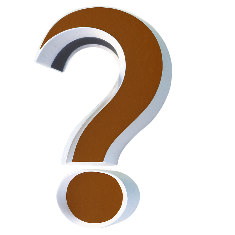 Large Question Mark Symbol Png Uxi PNG