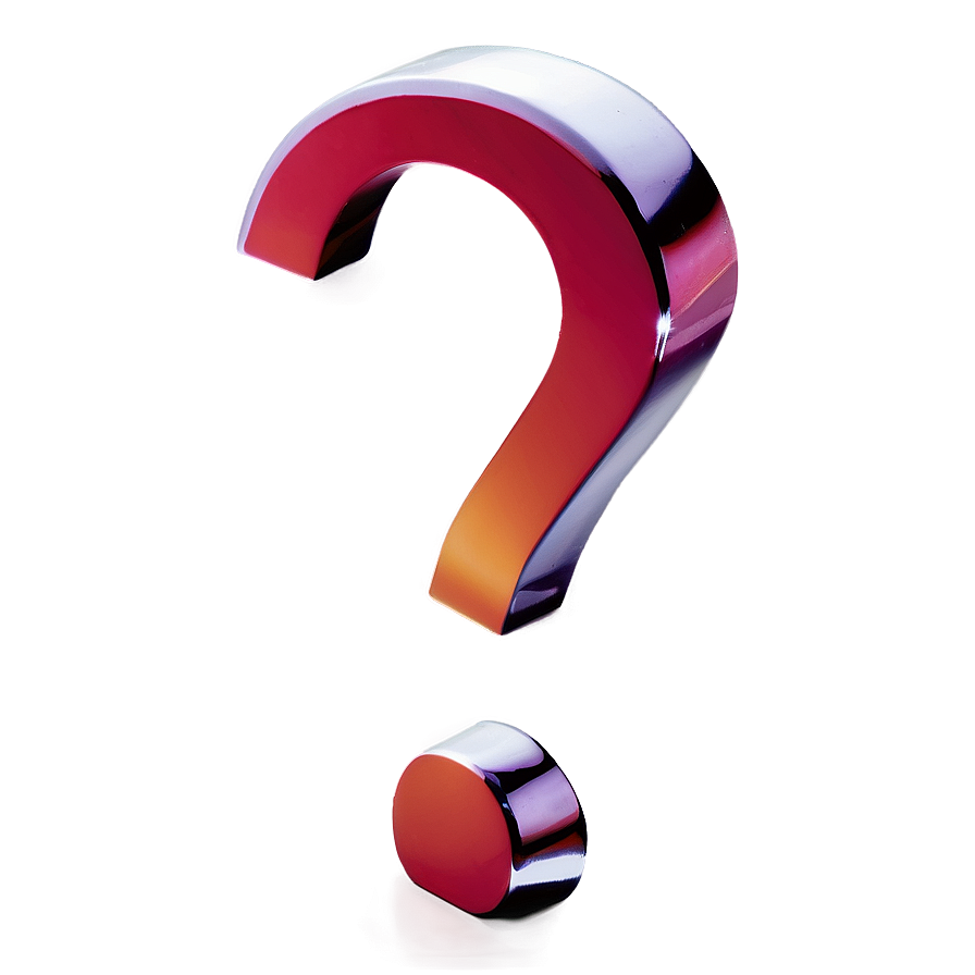 Large Question Mark Transparent Background 4 PNG