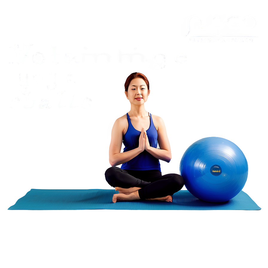 Large Yoga Ball Routines Png Nnf PNG