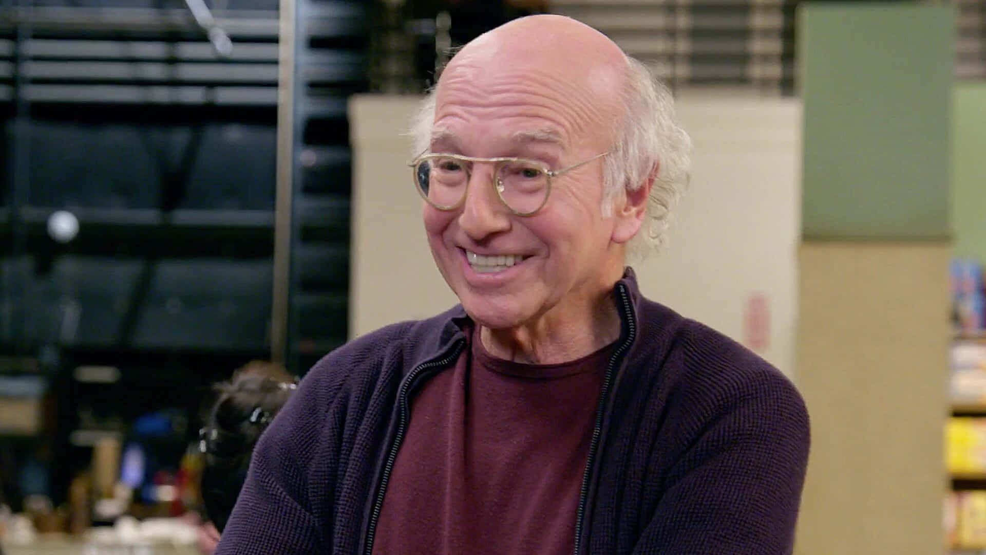 Larry David in his classic television show, "Curb Your Enthusiasm" Wallpaper