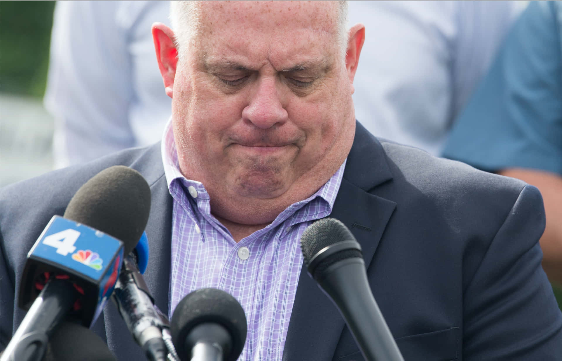 Larry Hogan Press Conference Emotion Wallpaper