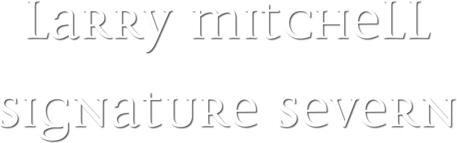 Larry Mitchell Signature Font Design PNG