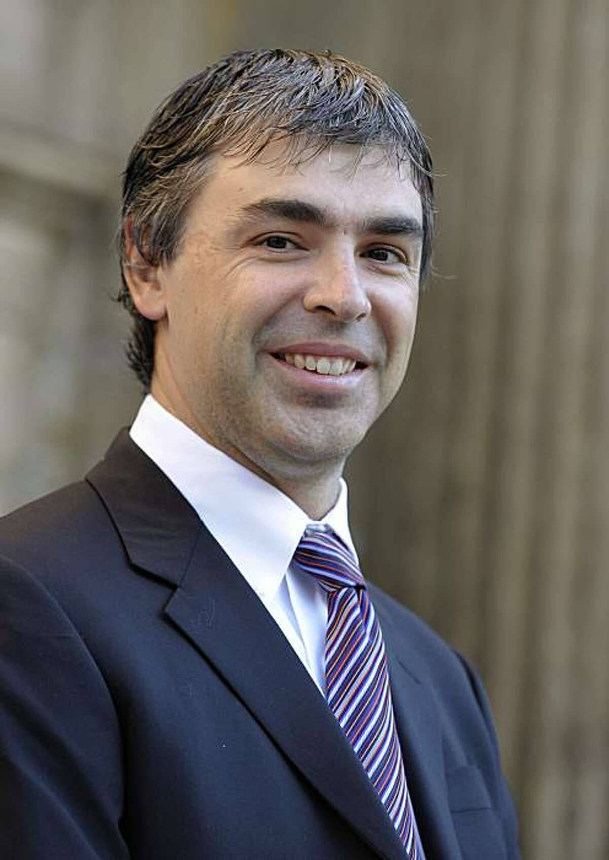 Larry Page Formal Suit Computer Scientist Photography Wallpaper