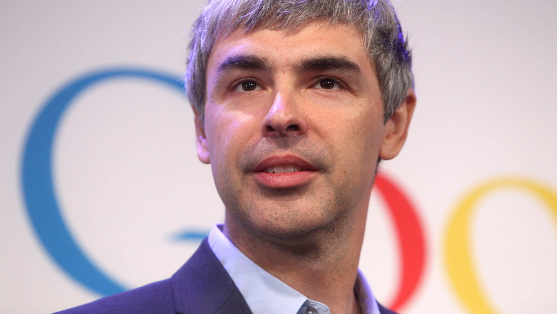 Larry Page Google Close Up Photography Wallpaper